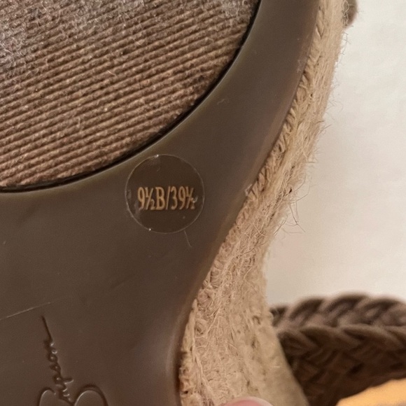 Jessica Simpson Platform Espadrille Sandal Crossover Strap Size 9.5 - Picture 11 of 13